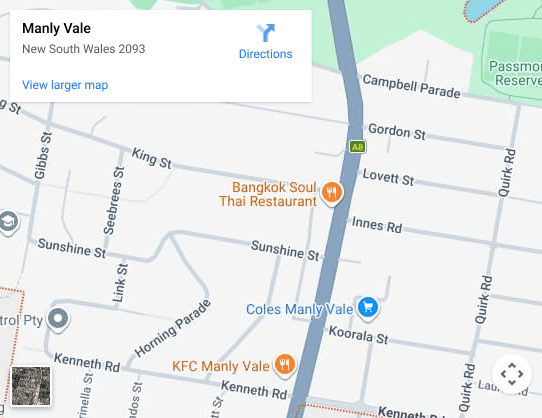 Location map - Sydney CBD